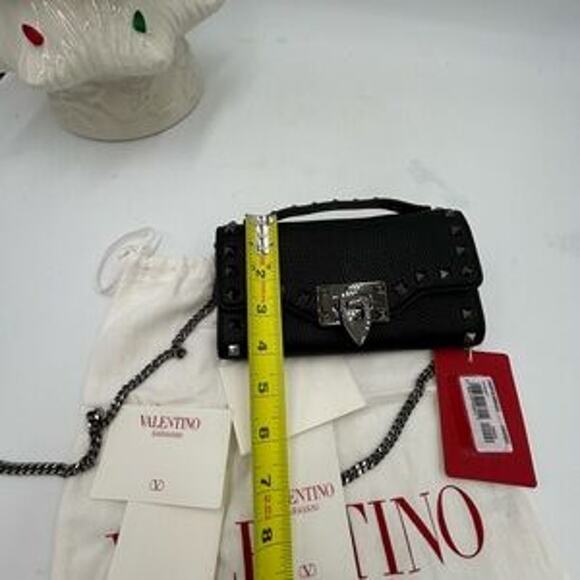 Women's Valentino Garavani rock stud, wallet on a chain made in Italy - Picture 3 of 15